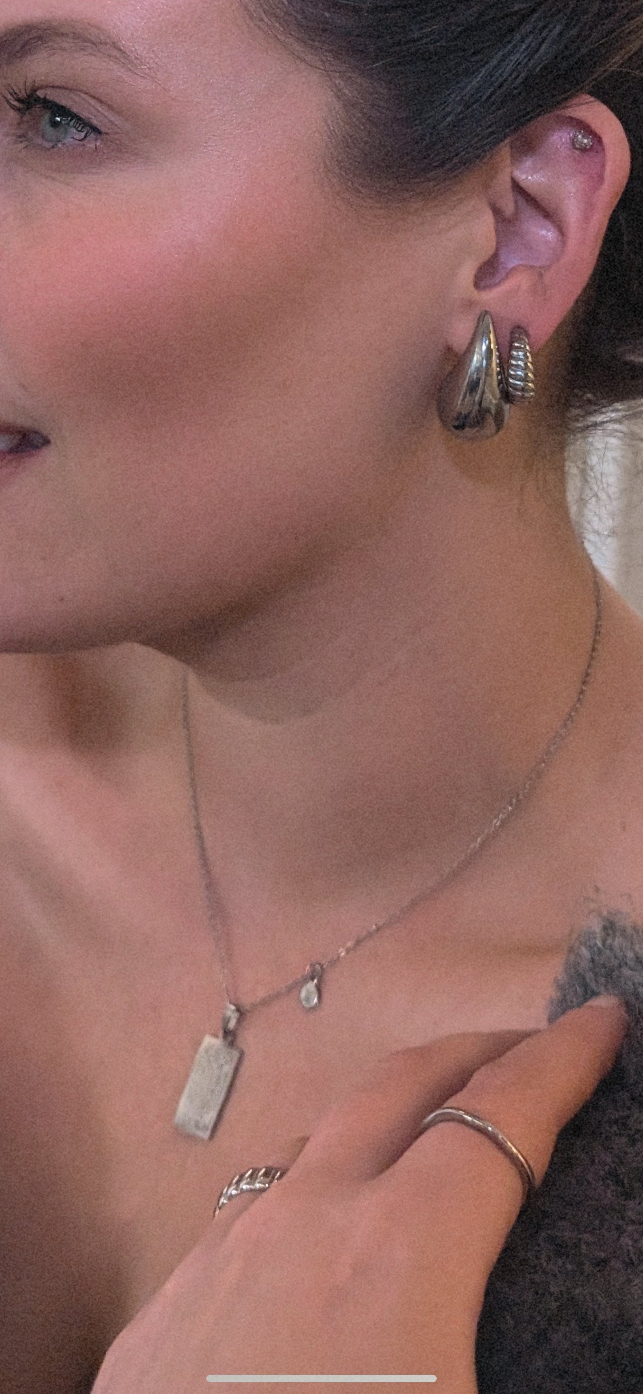 Airlie Half Hoops (Gold & Silver)