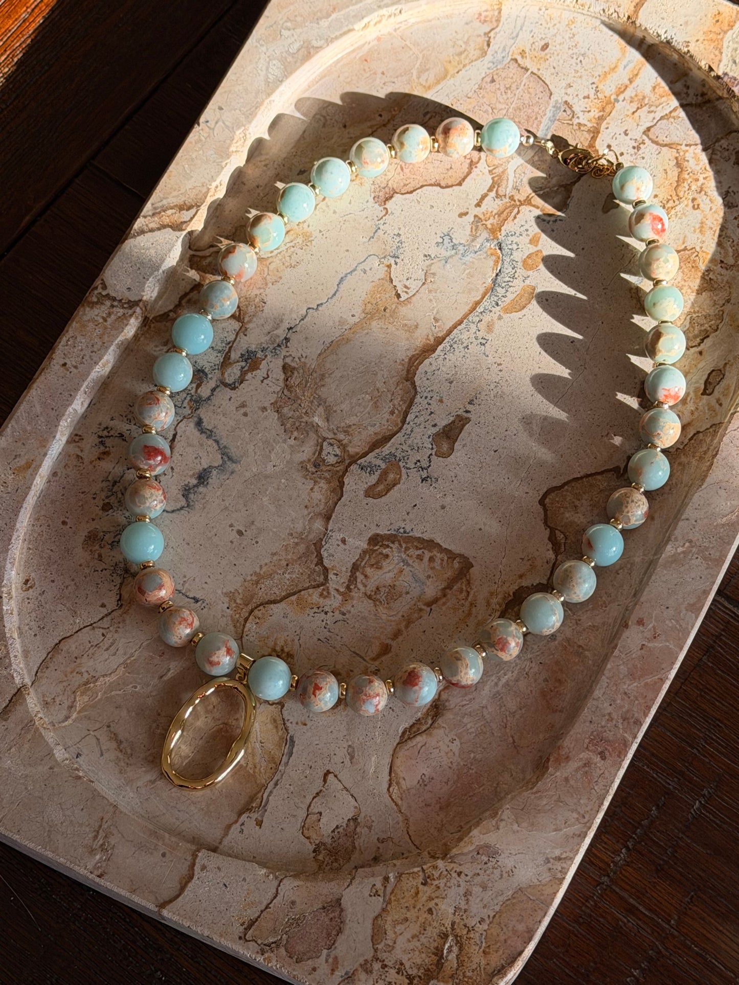 Tia Necklace RTW (Gold 17 inch)