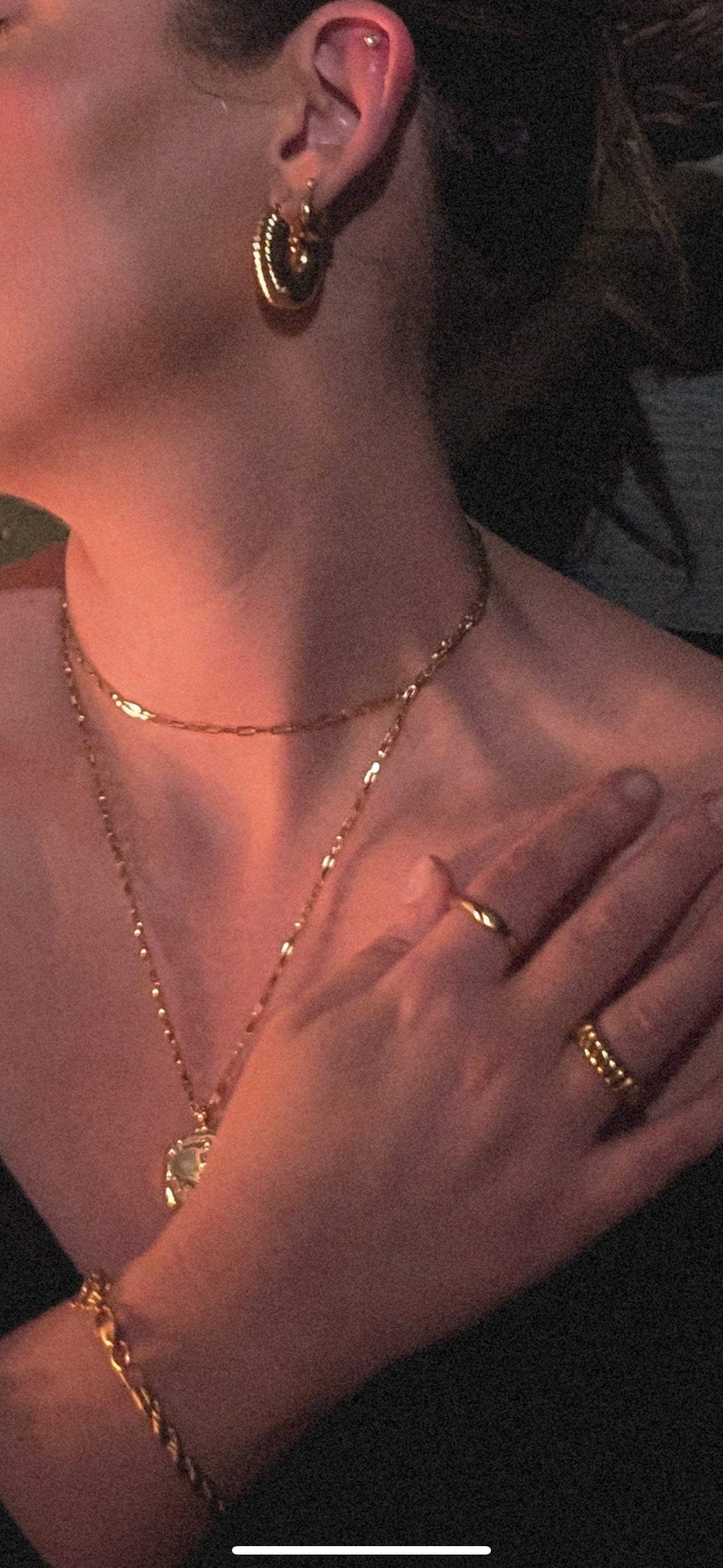 Coraline Wavy Ring (Gold & Silver)