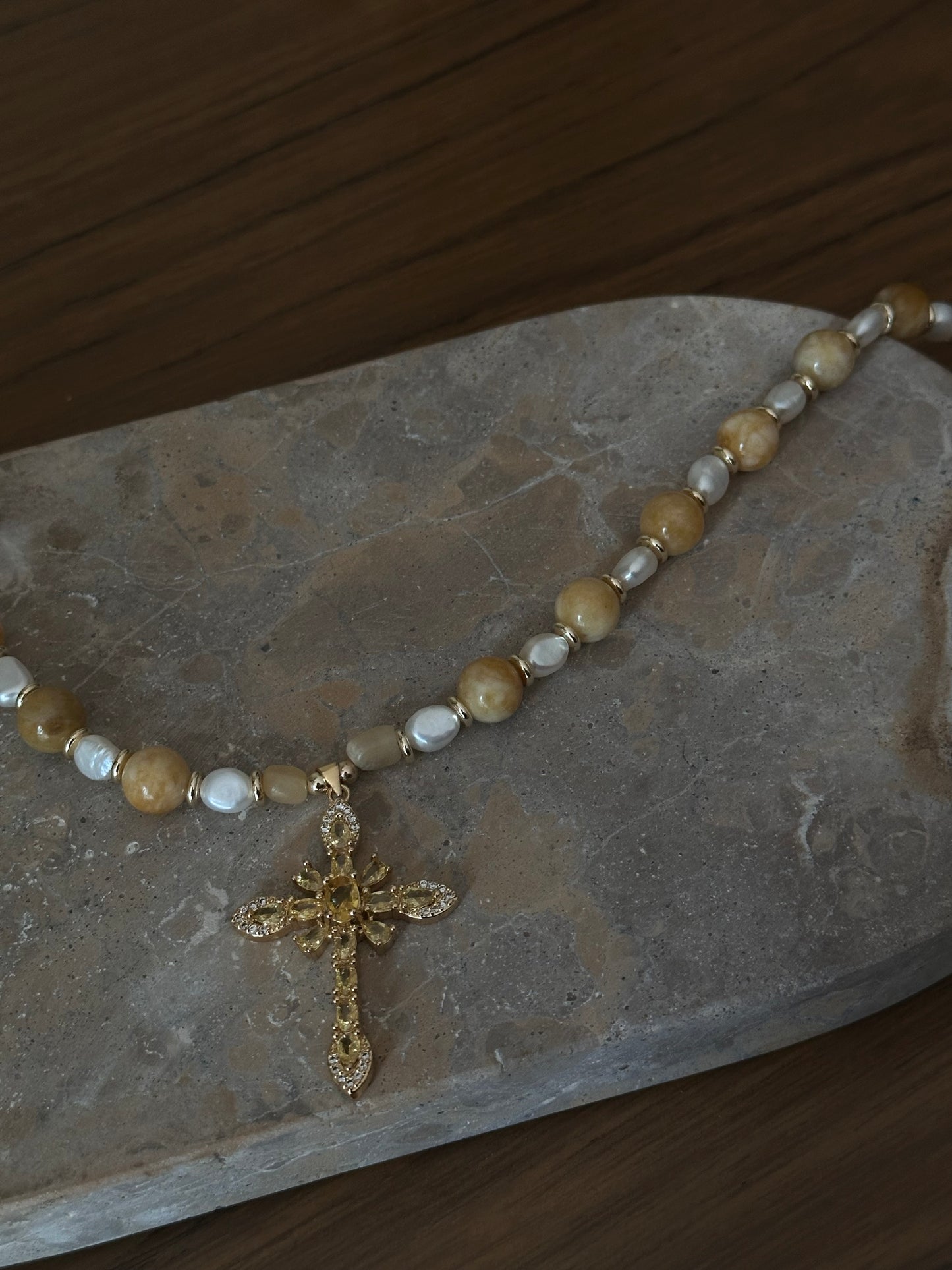 Wild Wattle Necklace (Gold)