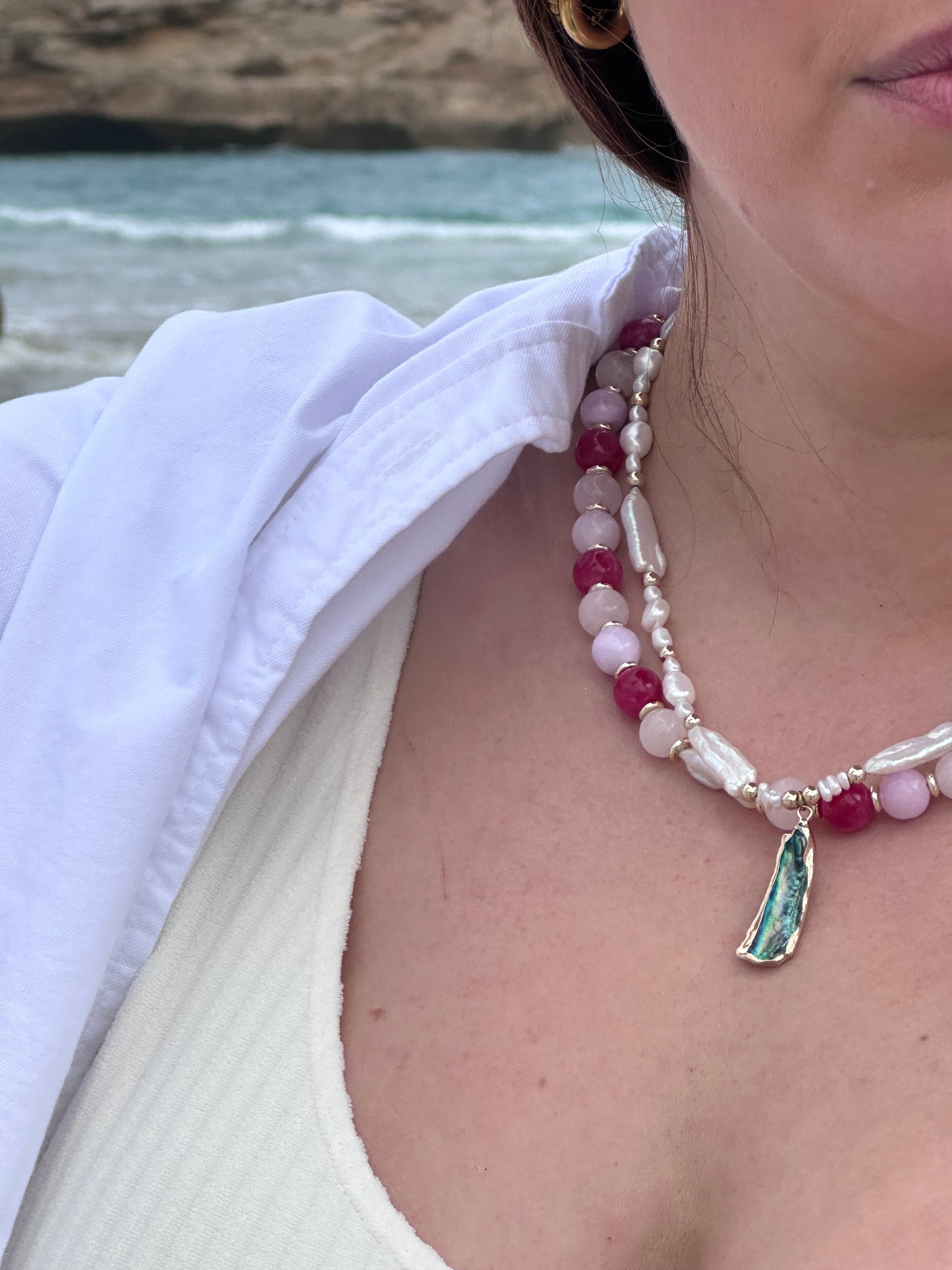 Desert Bloom Necklace (Gold & Silver)