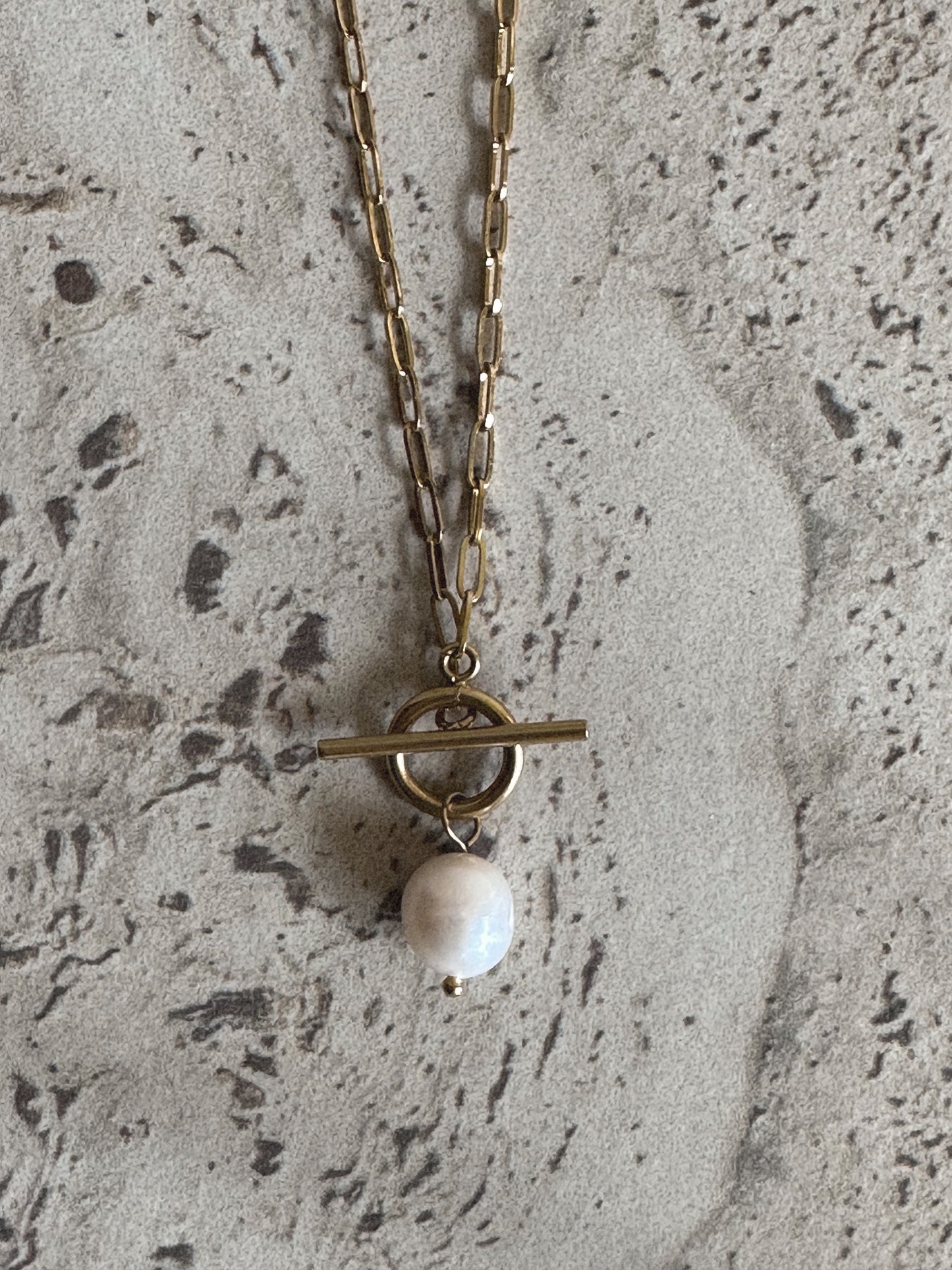 Charlotte Pearl Necklace (Gold & Silver)