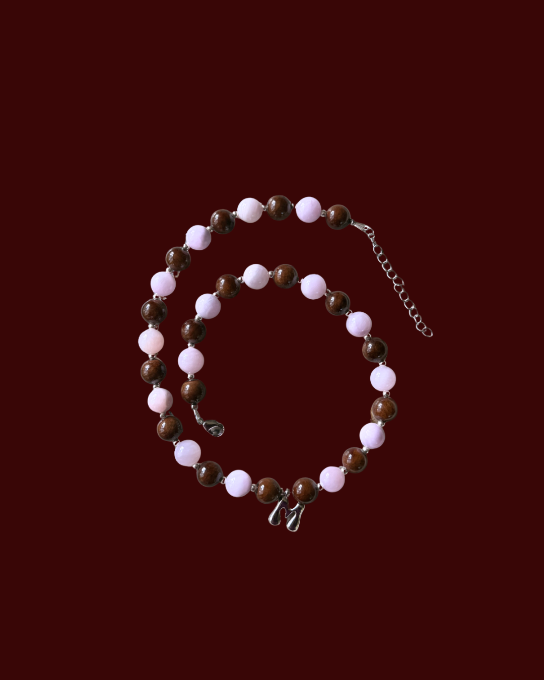 Lottie Beaded Necklace (Gold)
