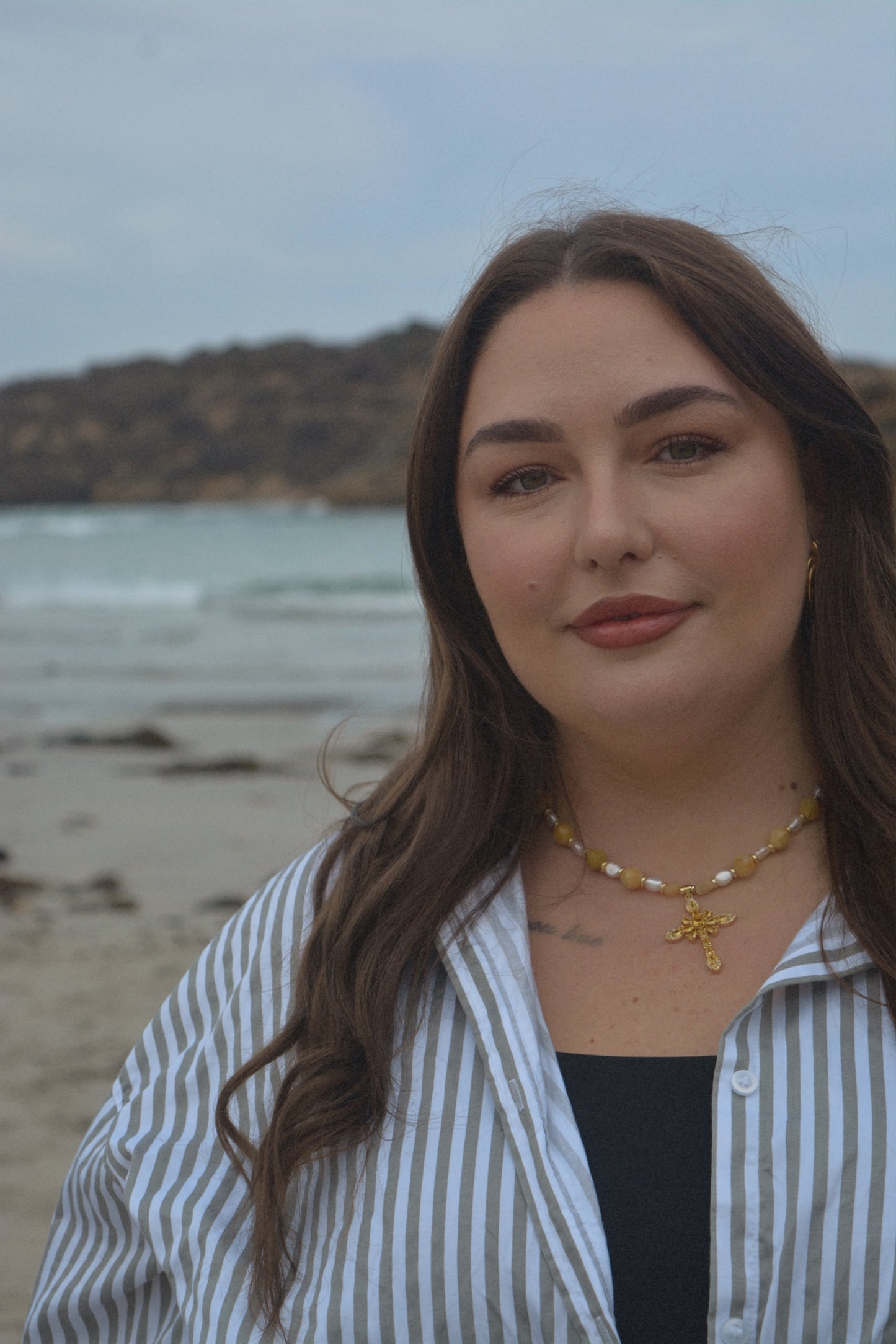 Wild Wattle Necklace (Gold)