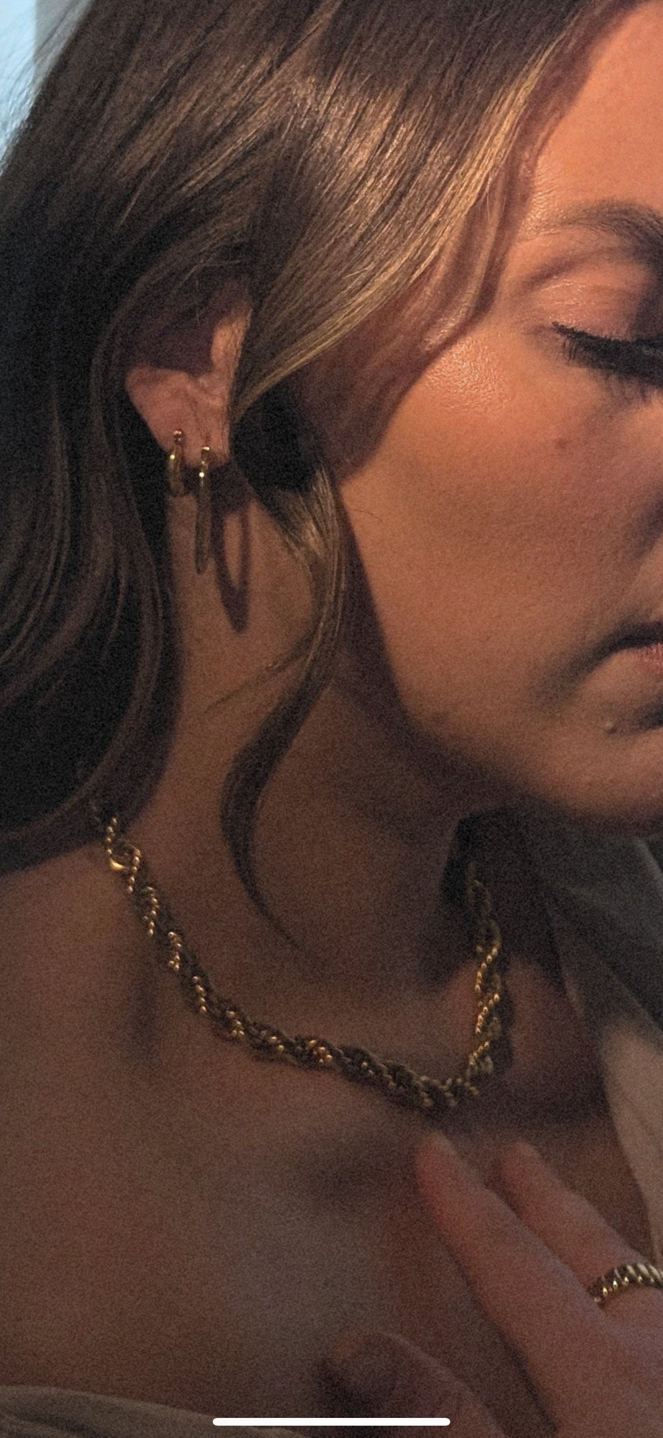 Kora Twisted Rope Necklace (Gold & Silver)