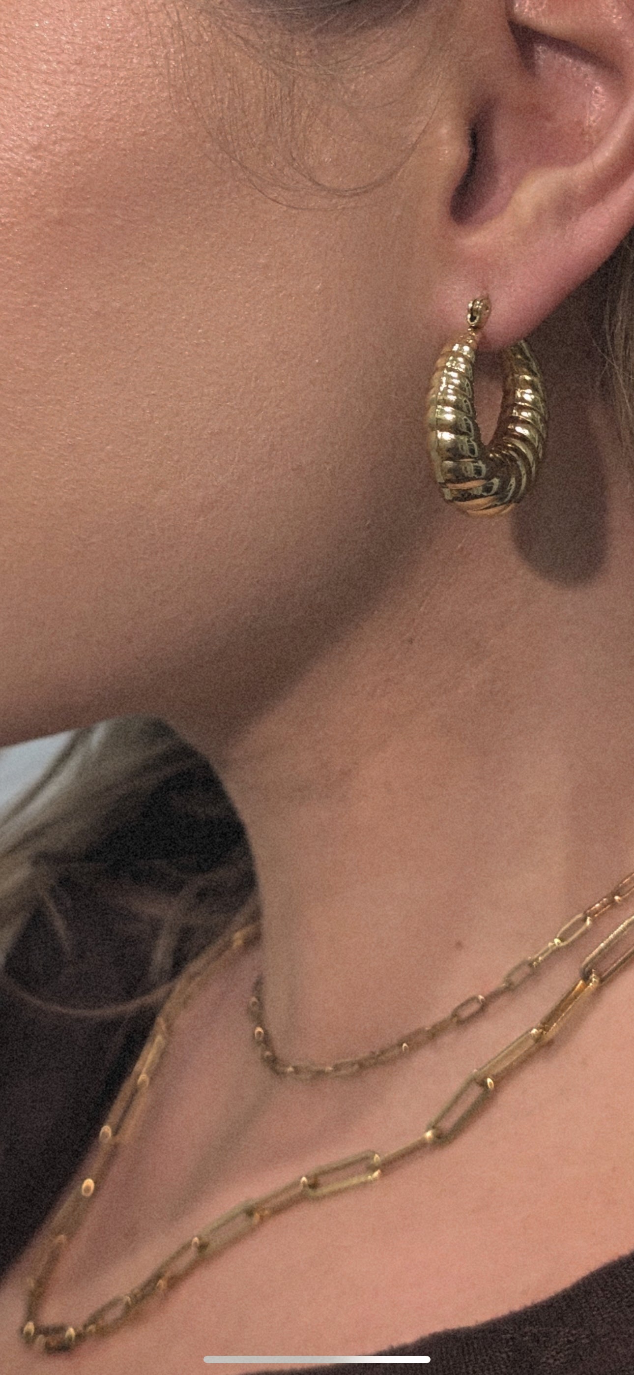 Kayleigh Croissant Hoops (Gold & Silver)