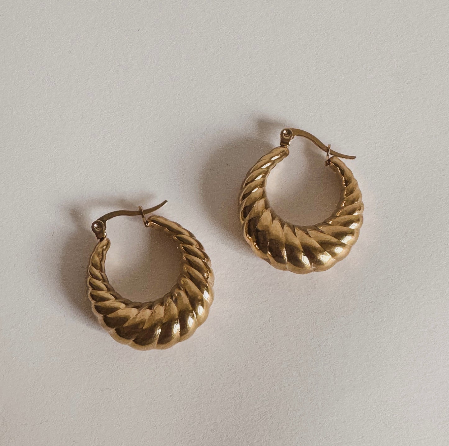 Kayleigh Croissant Hoops (Gold & Silver)