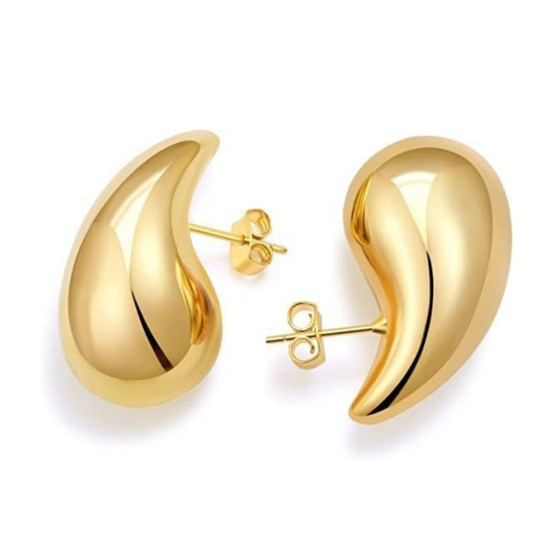 Goldie Teardrop Studs (Gold & Silver)