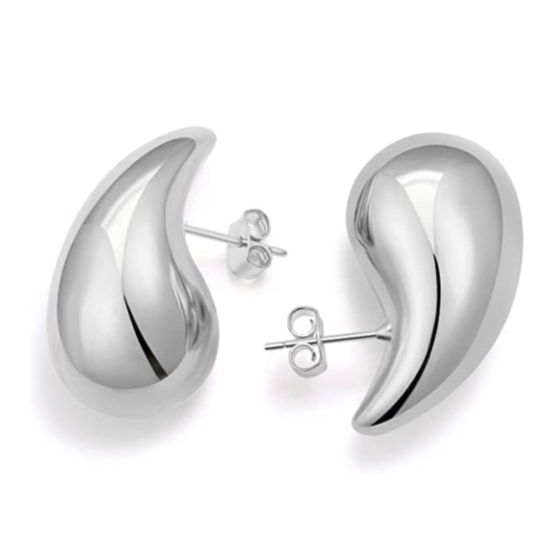 Goldie Teardrop Studs (Gold & Silver)