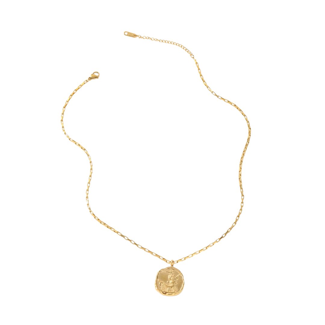Zodiac Coin Necklace