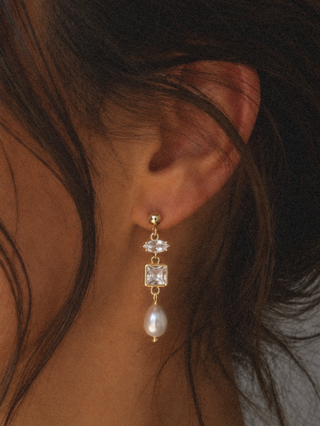 The Celeste Pearl Earrings
| Gold & Silver | Gold Filled
