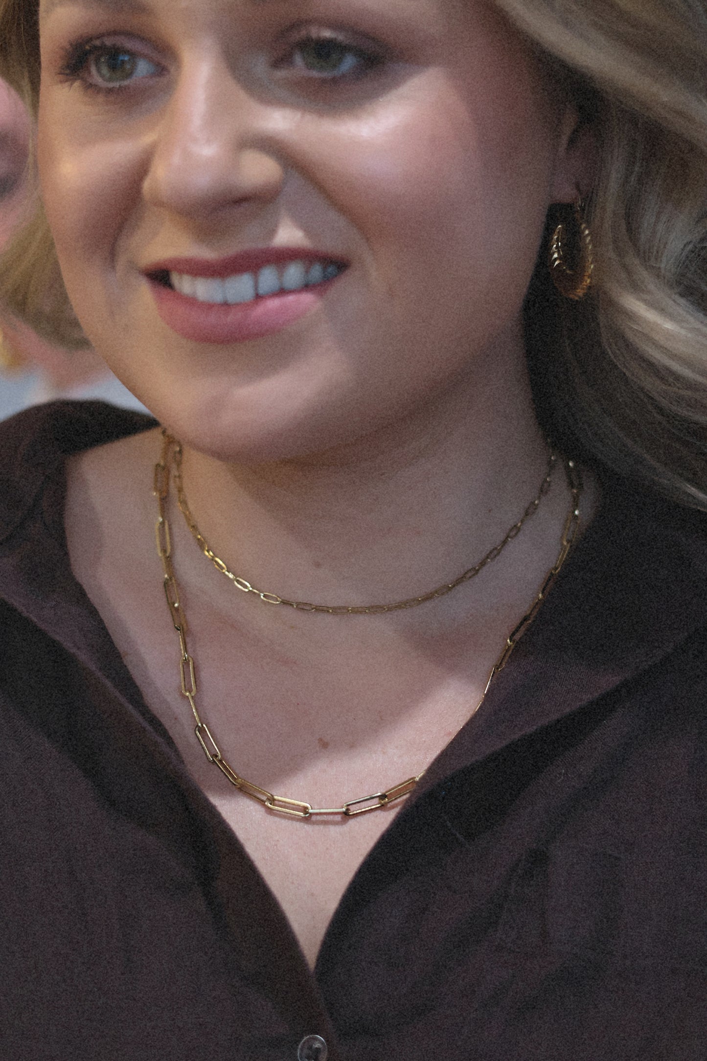 Thick Penelope Paperclip Necklace