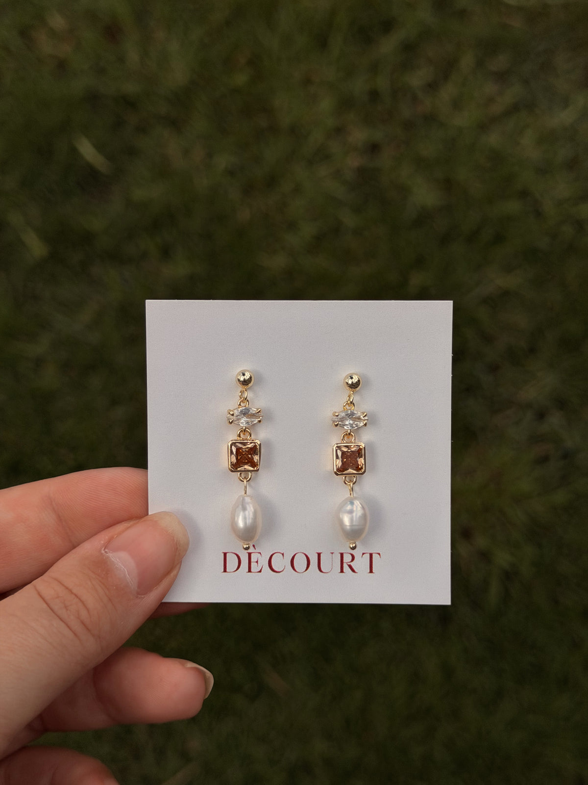 The Celeste Pearl Earrings
 | Gold & Silver | Gold Filled