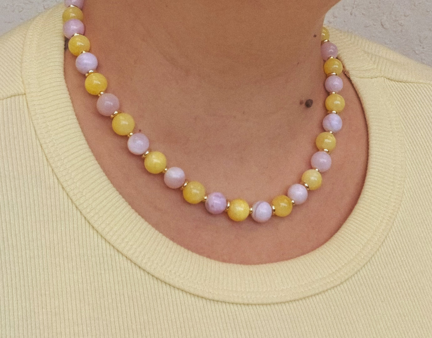 Sorbet Necklace RTW (Gold 16 inch)