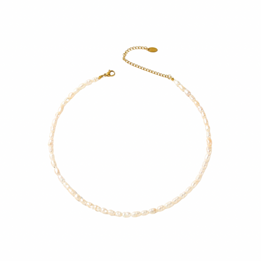 Juno Pearl Choker (Gold)