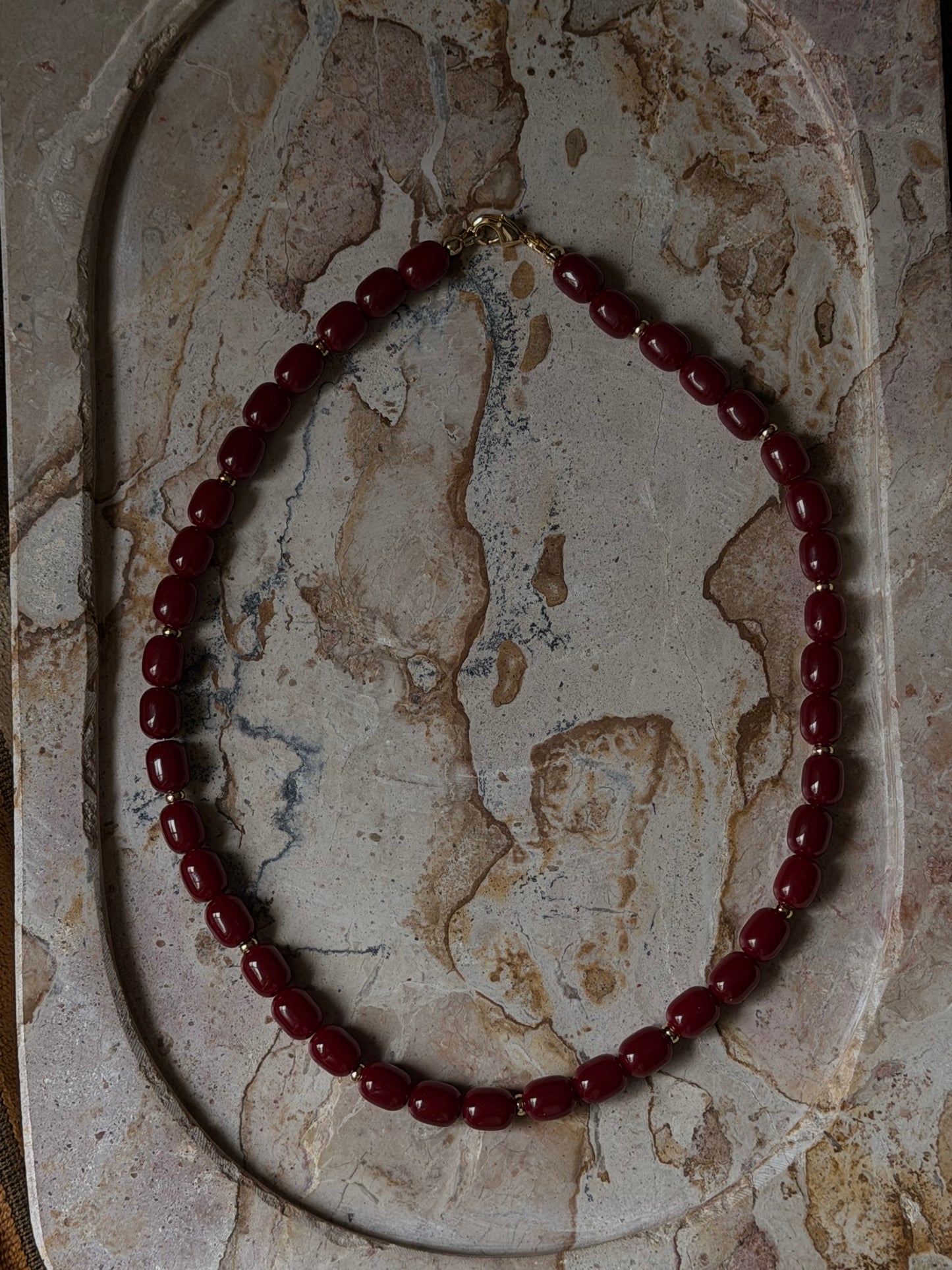 Daisy Beaded Necklace (Gold & Silver)
