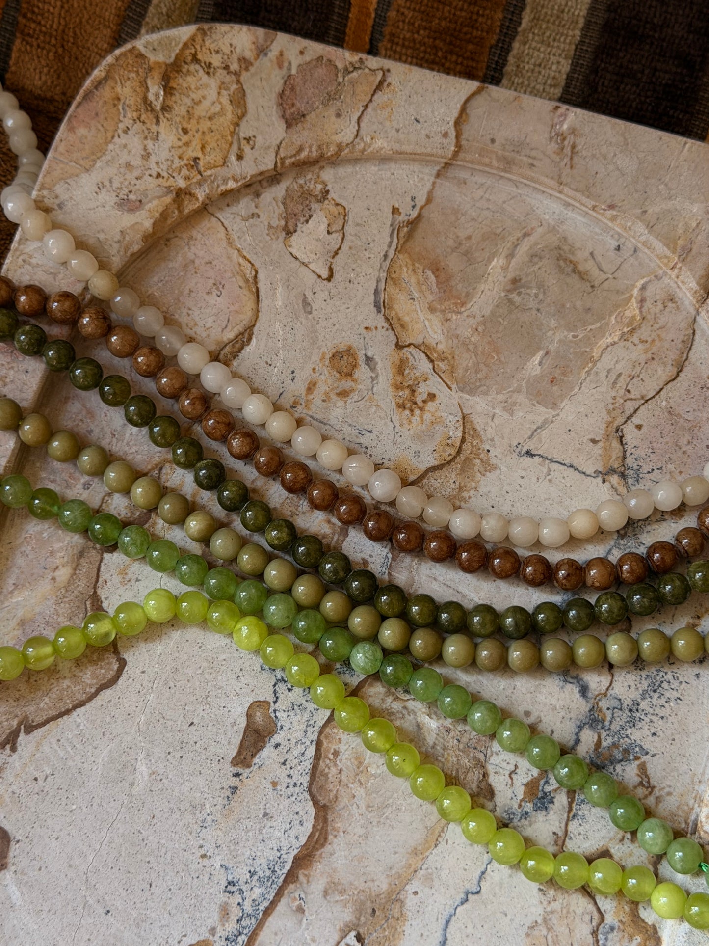 Carrie 6mm Beaded Necklace