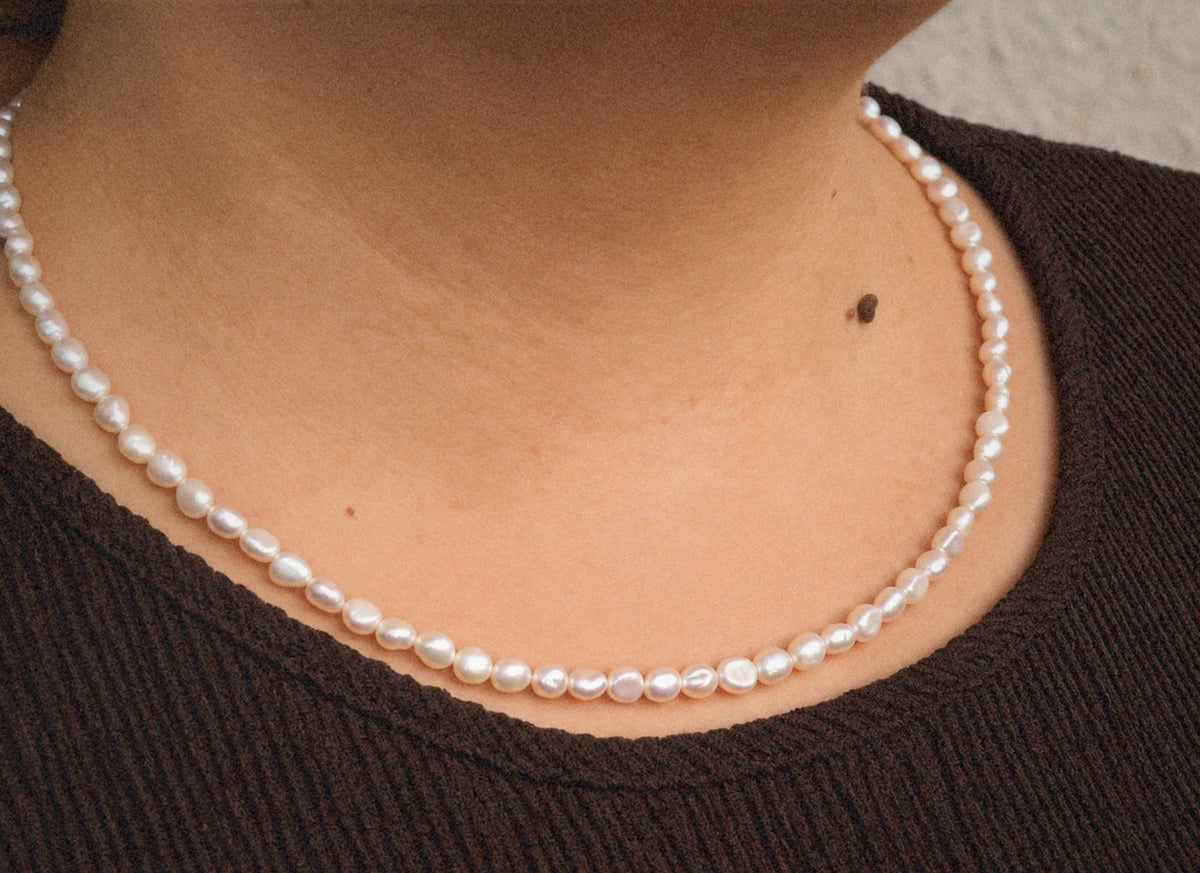 The Isabelle Pearl Necklace | Gold & Silver | Gold Filled