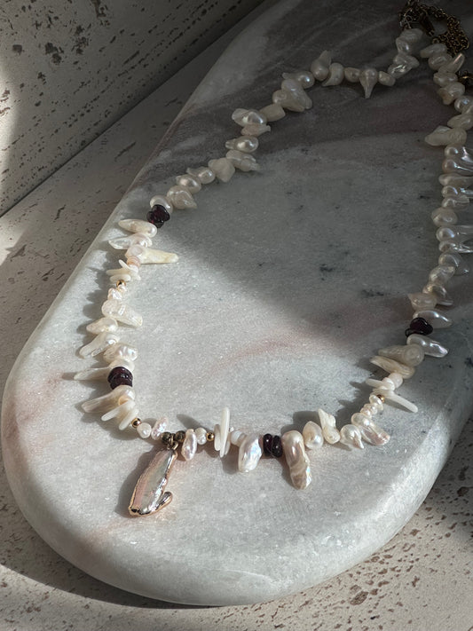 River Ash Necklace (Gold