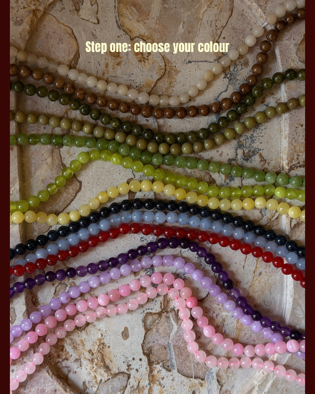 Carrie 6mm Beaded Necklace