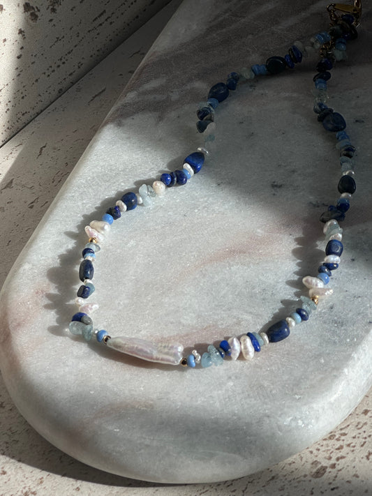 Ocean Whisper Necklace (Gold & Silver)