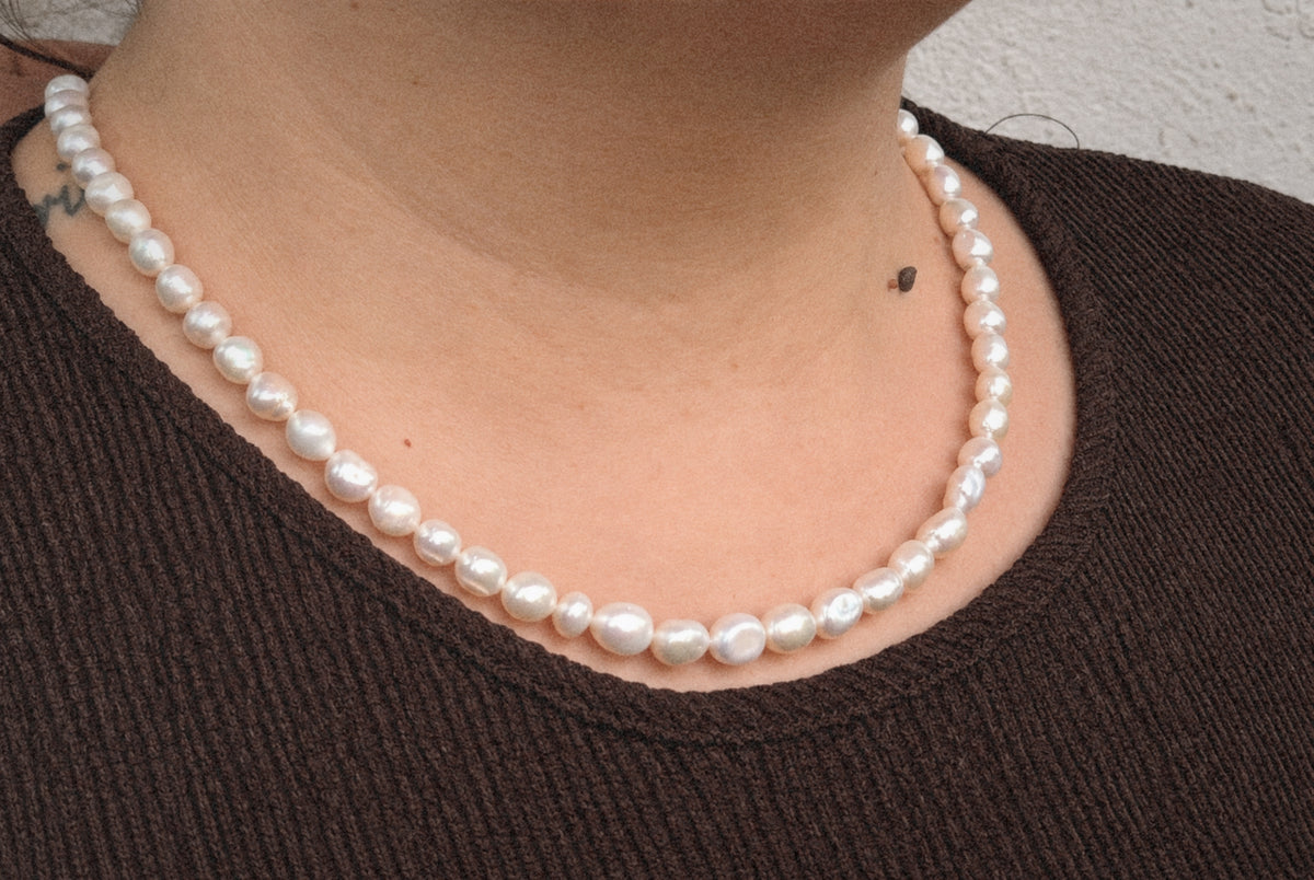 The Isabelle Pearl Necklace | Gold & Silver | Gold Filled