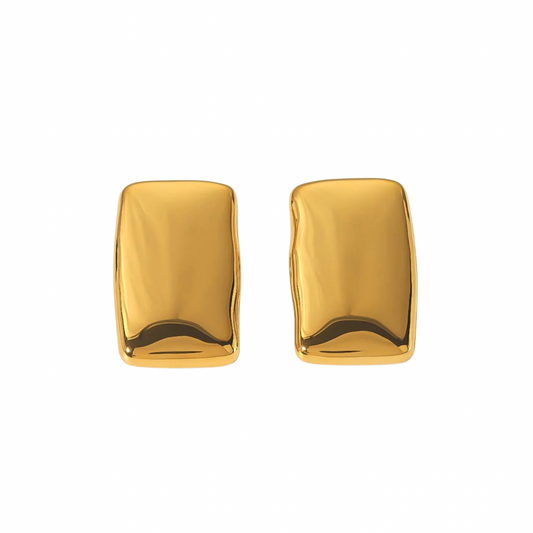 Persephone Rectangle Earrings (Gold & Silver)