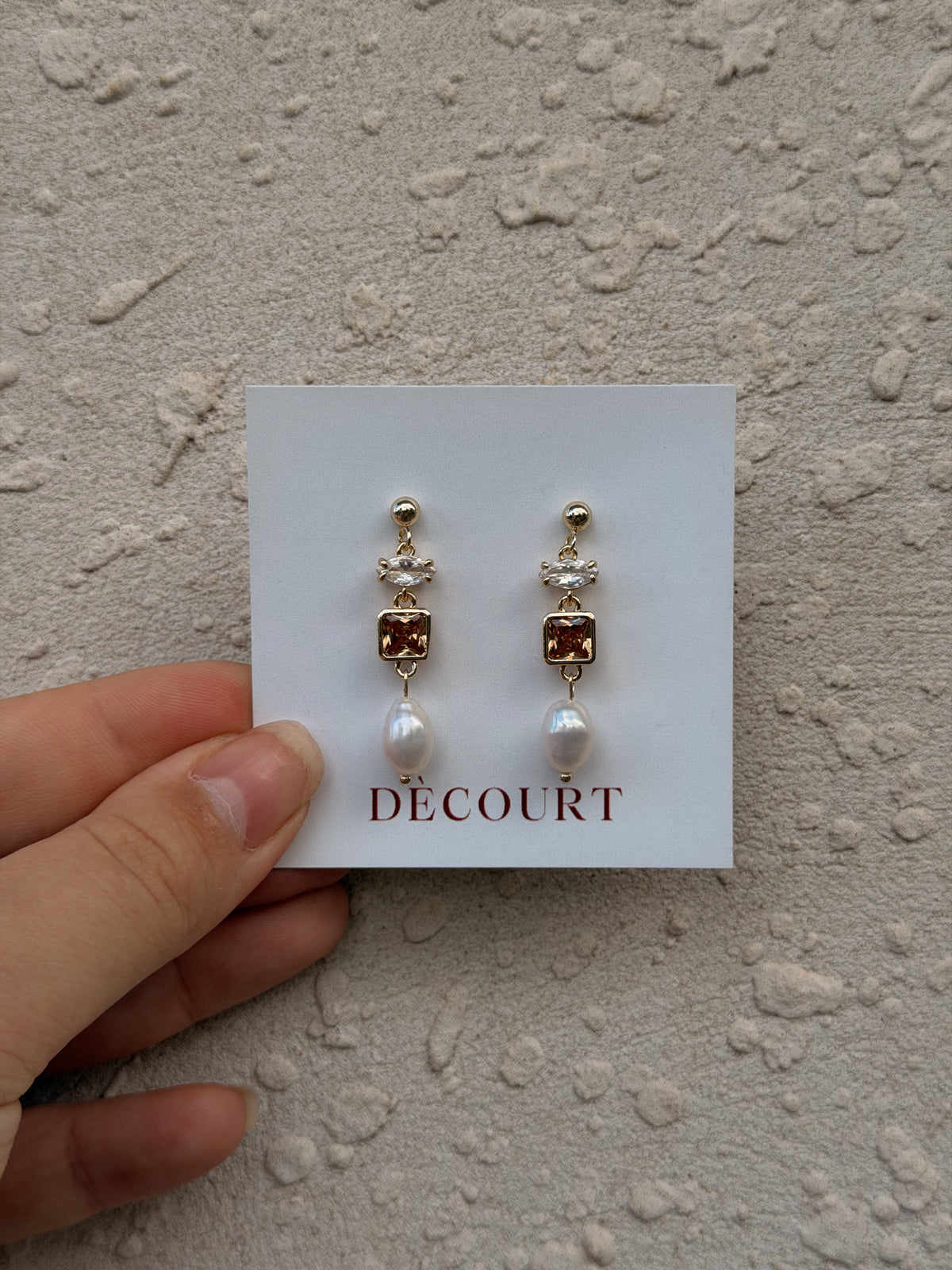The Celeste Pearl Earrings
 | Gold & Silver | Gold Filled