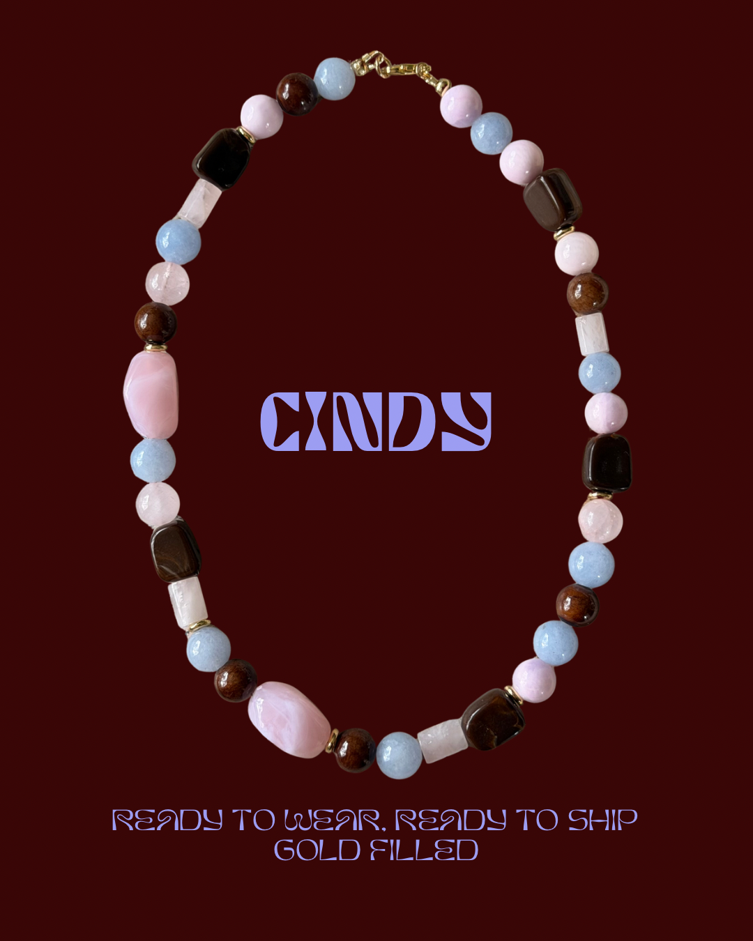 Cindy Necklace RTW (Gold 16 inch)
