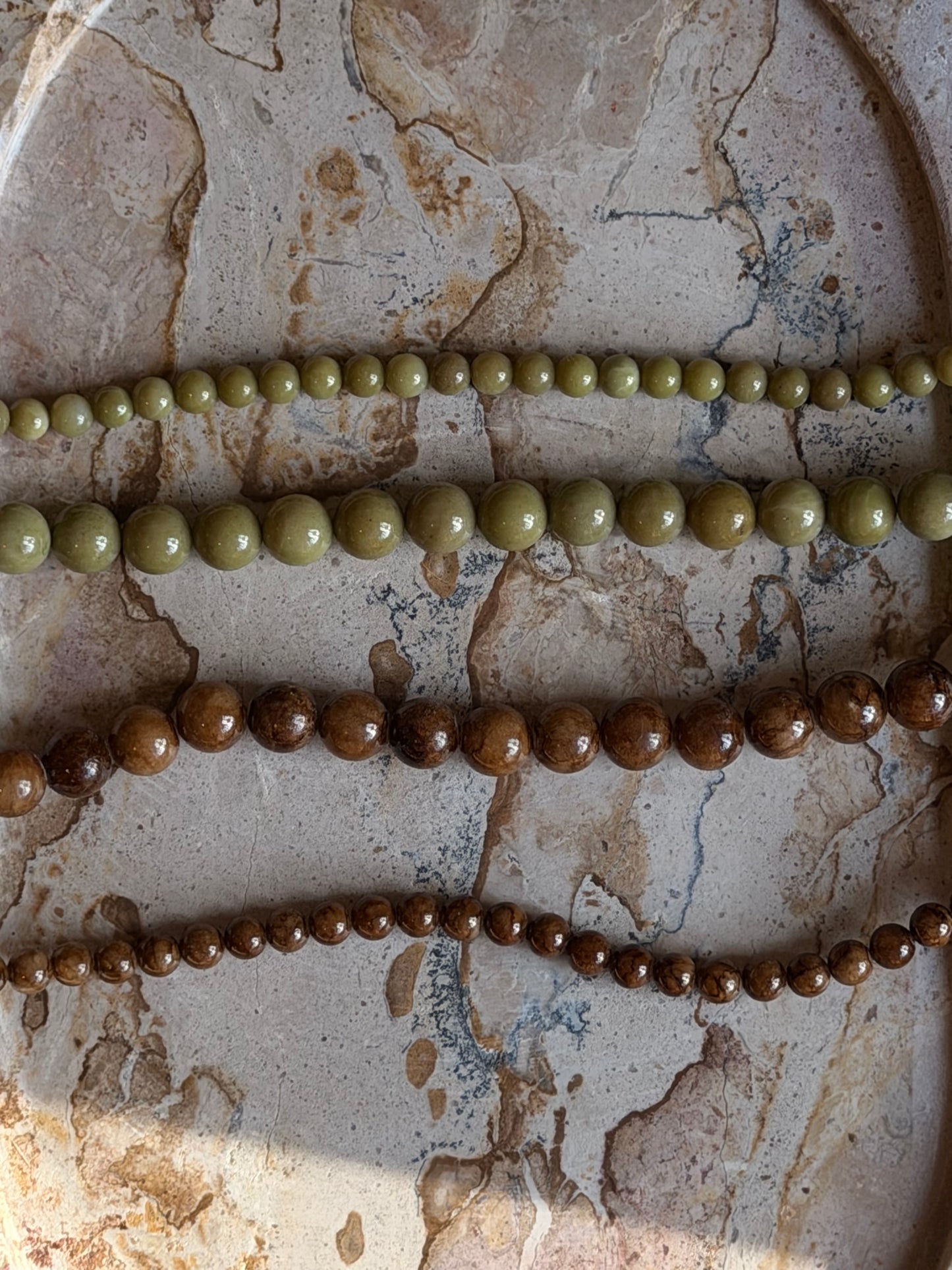 Carrie 6mm Beaded Necklace