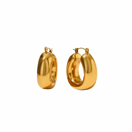 Electra Chunky Hoops (Gold & Silver)