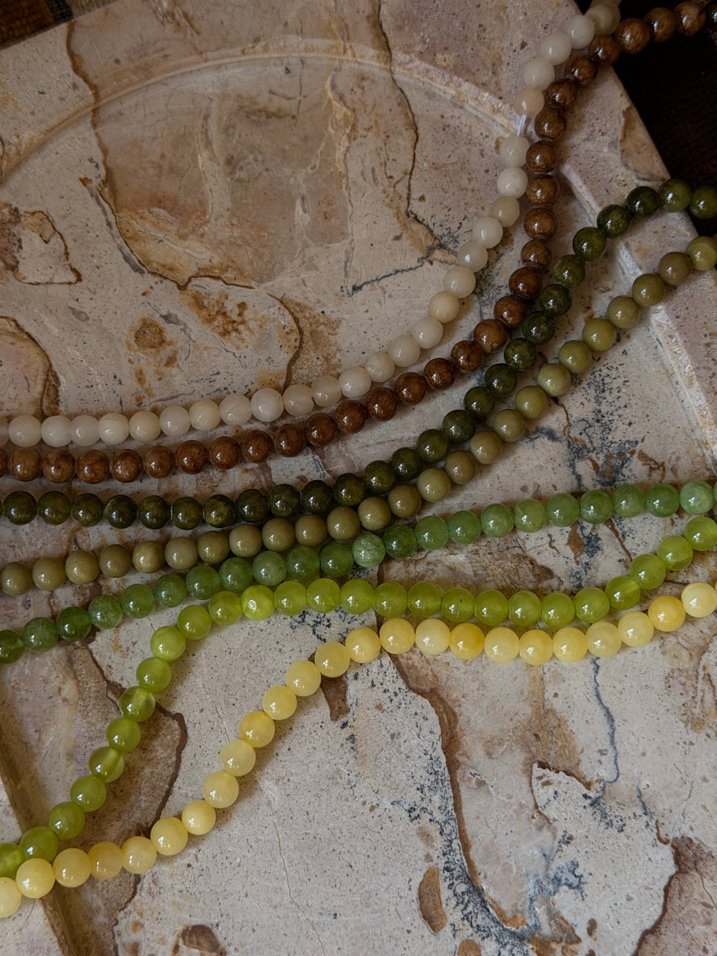 Carrie 6mm Beaded Necklace