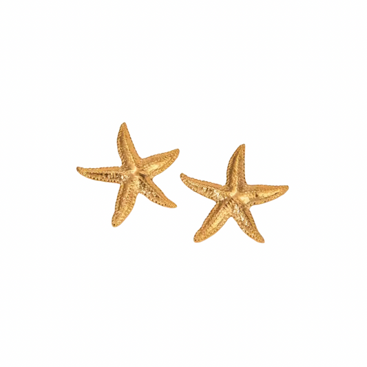 Calliope Starfish Earrings (Gold)