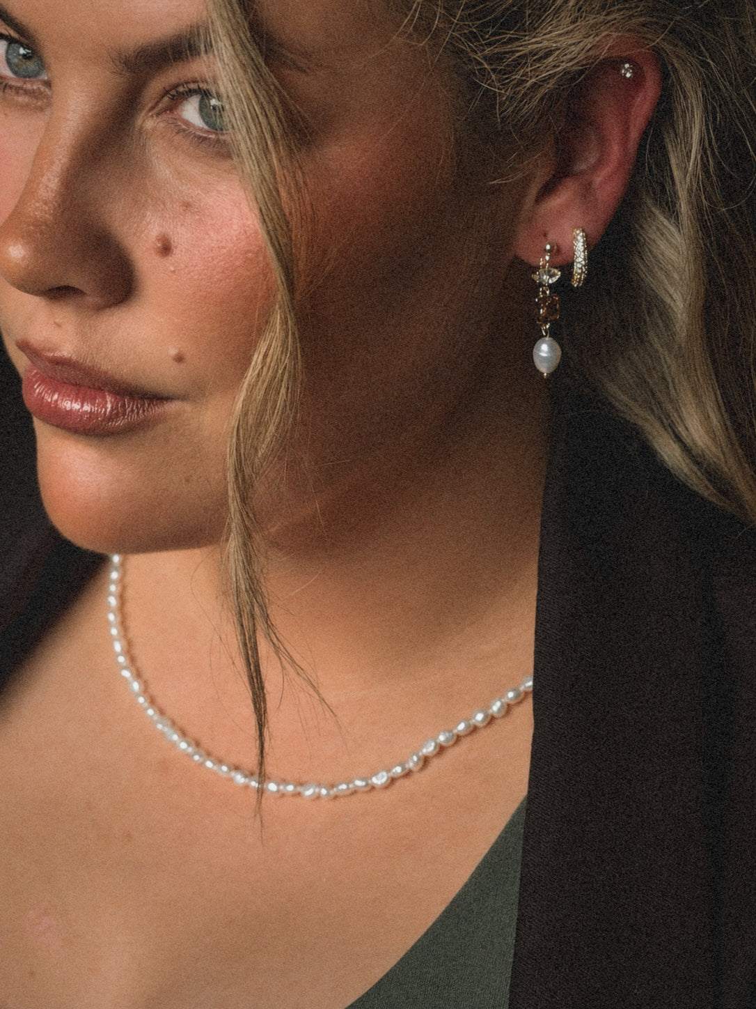 The Celeste Pearl Earrings
 | Gold & Silver | Gold Filled