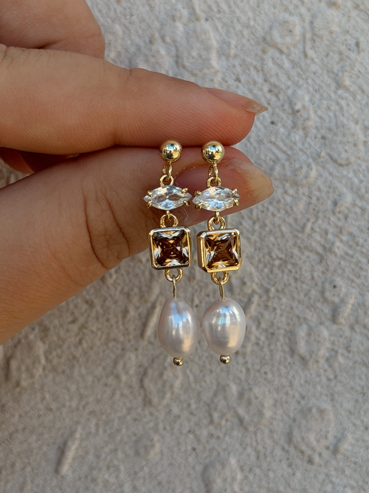 The Celeste Pearl Earrings
 | Gold & Silver | Gold Filled