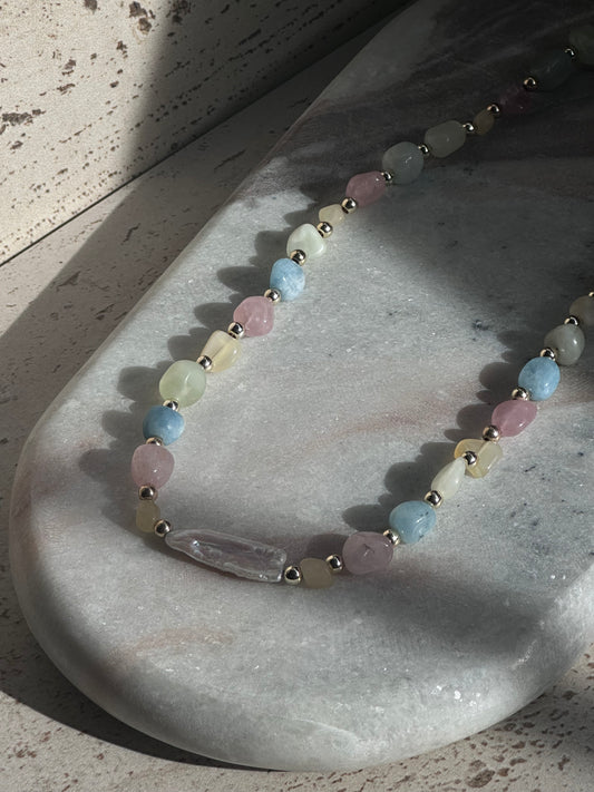 Misty Meadow Necklace (Gold & Silver)