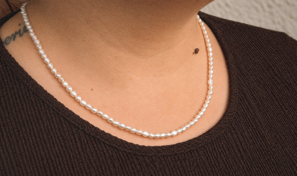The Isabelle Pearl Necklace | Gold & Silver | Gold Filled