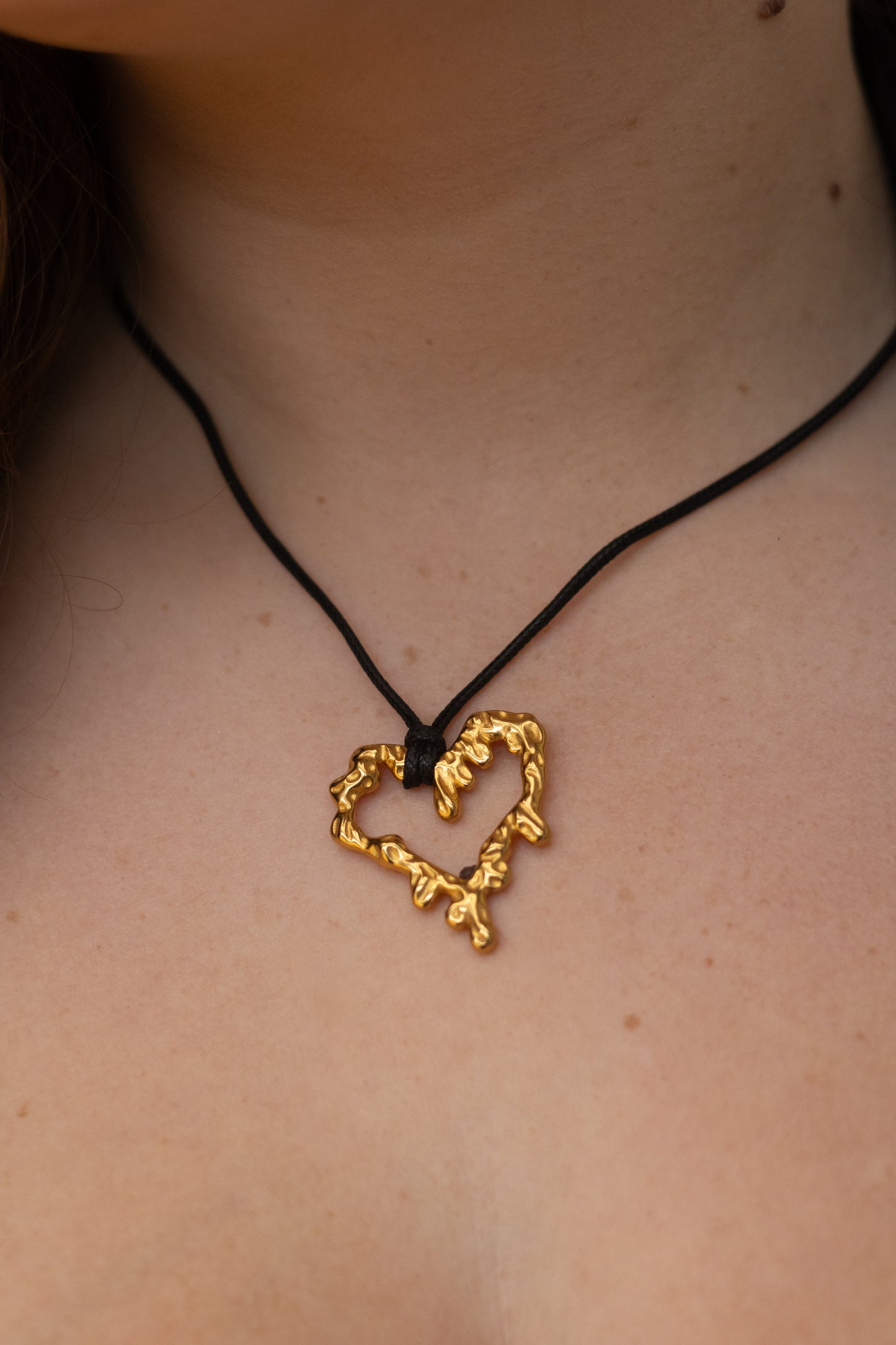 Sabrina Heart Necklace (Gold & Silver)