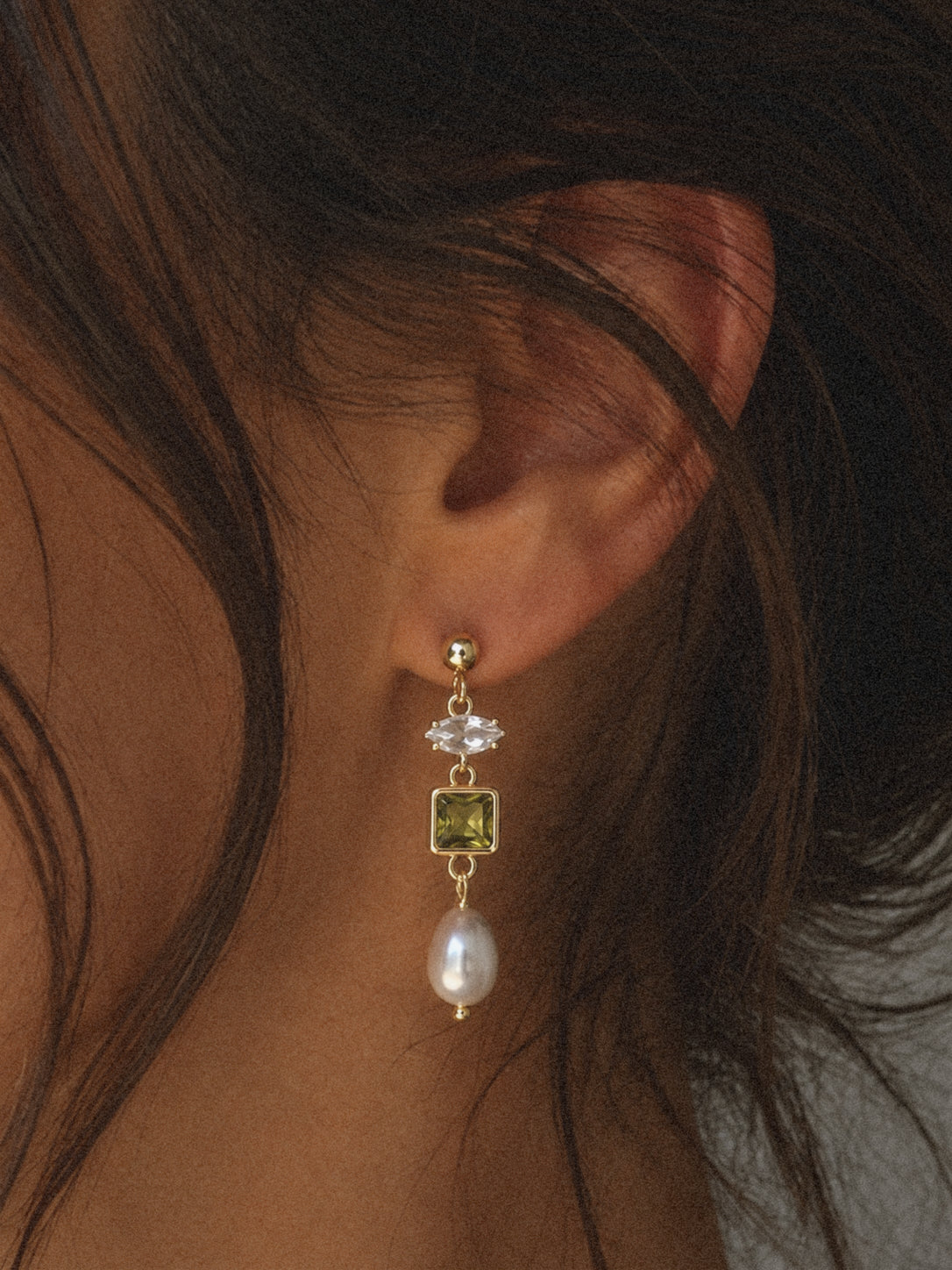 The Celeste Pearl Earrings
 | Gold & Silver | Gold Filled